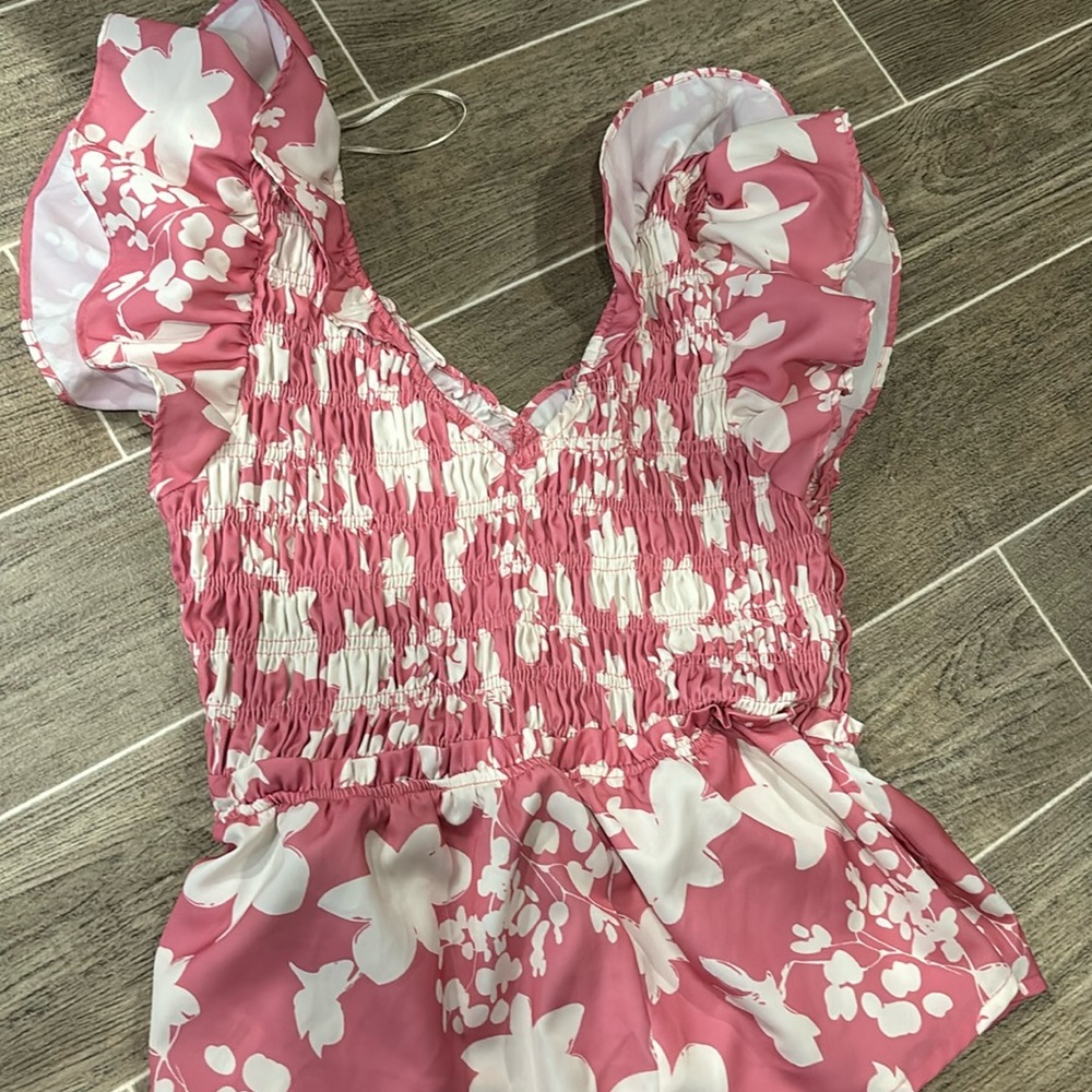 Pink boutique blouse